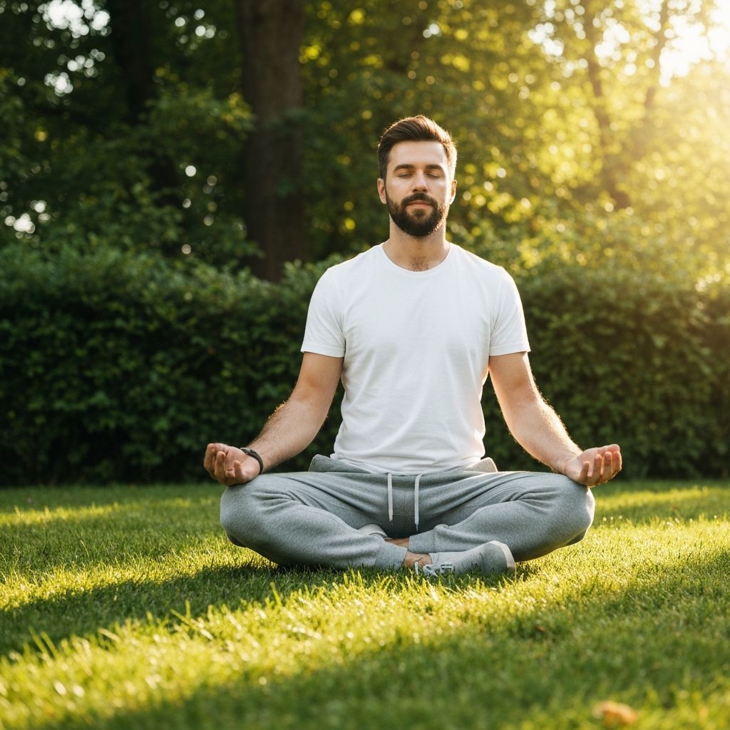 Men's daily wellness lifestyle